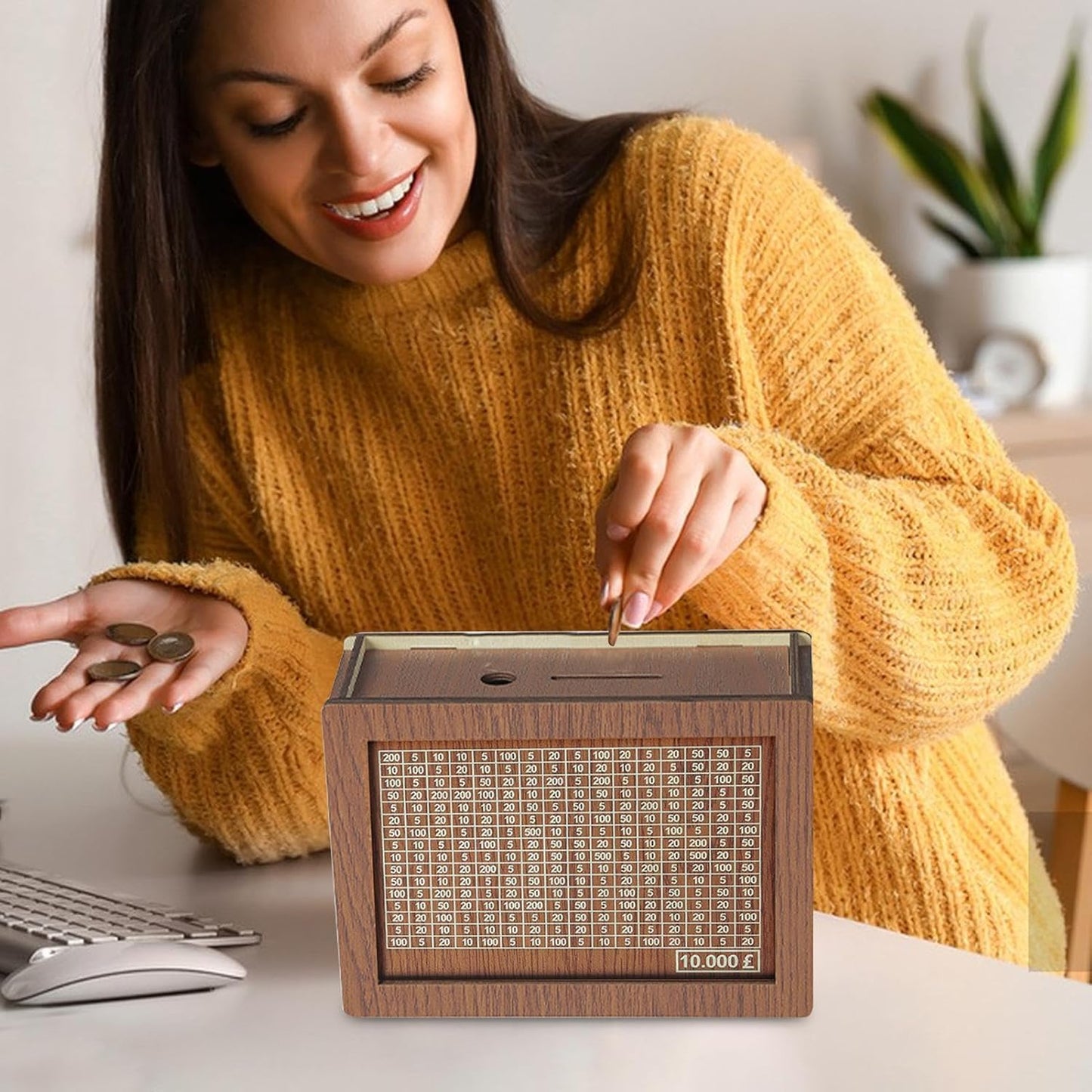 Wooden Money Saving Box