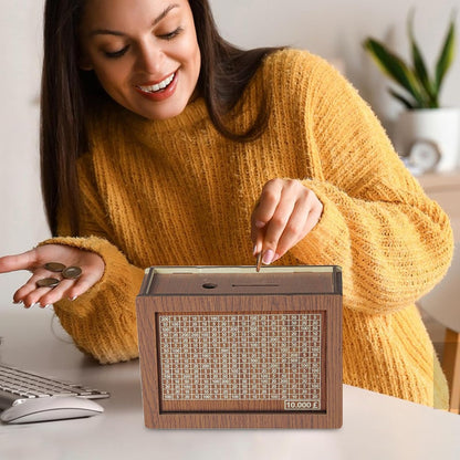 Wooden Money Saving Box