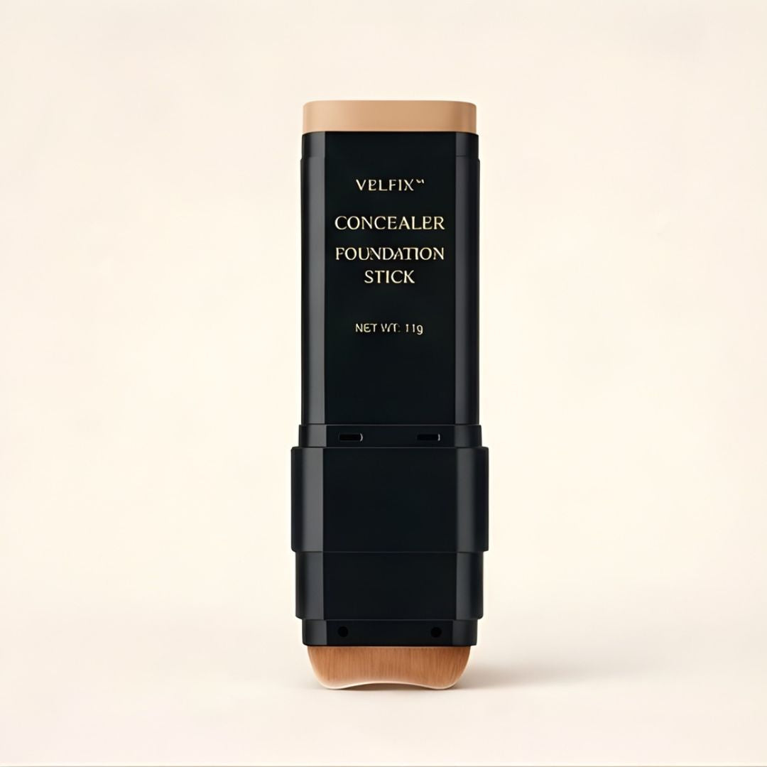 Maviglow™ – Dual-Ended Concealer & Foundation Stick with Built-In Brush 