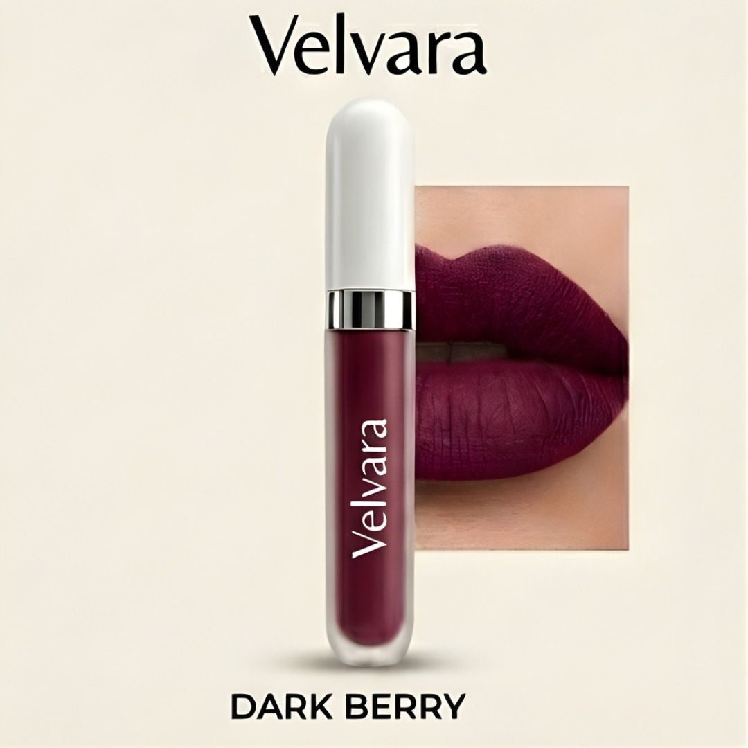 Velvara™ – Matte Liquid Lipstick Set, 10 Shades, Waterproof & Vitamin E + 50% OFF