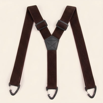Maviglow™ – No-Slip X-Back Elastic Suspenders with Belt-Loop Hook Clips 