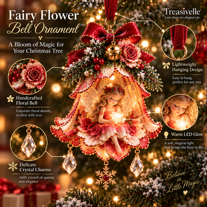 Enchanted Fairy Bell Christmas Ornament