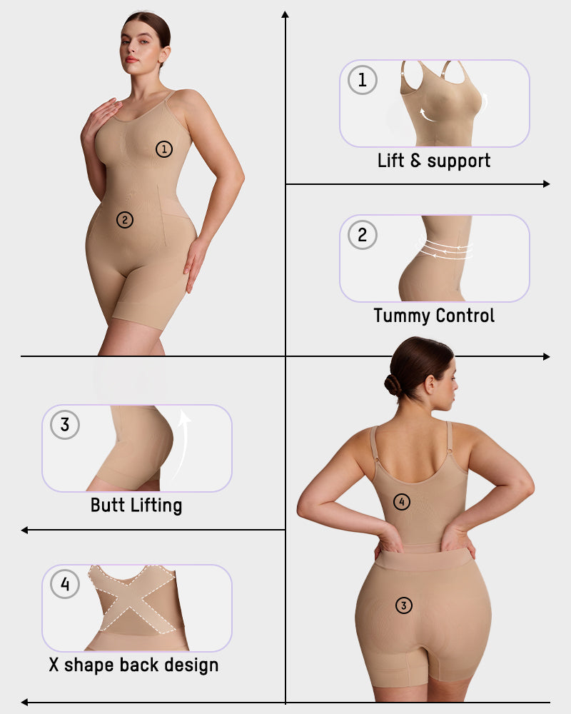 Hugmecurve® Easyslide™ Sculpting Bodysuit