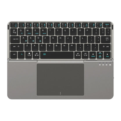 New foldable ultra-thin Bluetooth keyboard, compatible with Apple, Android, smartphones, and tablets.