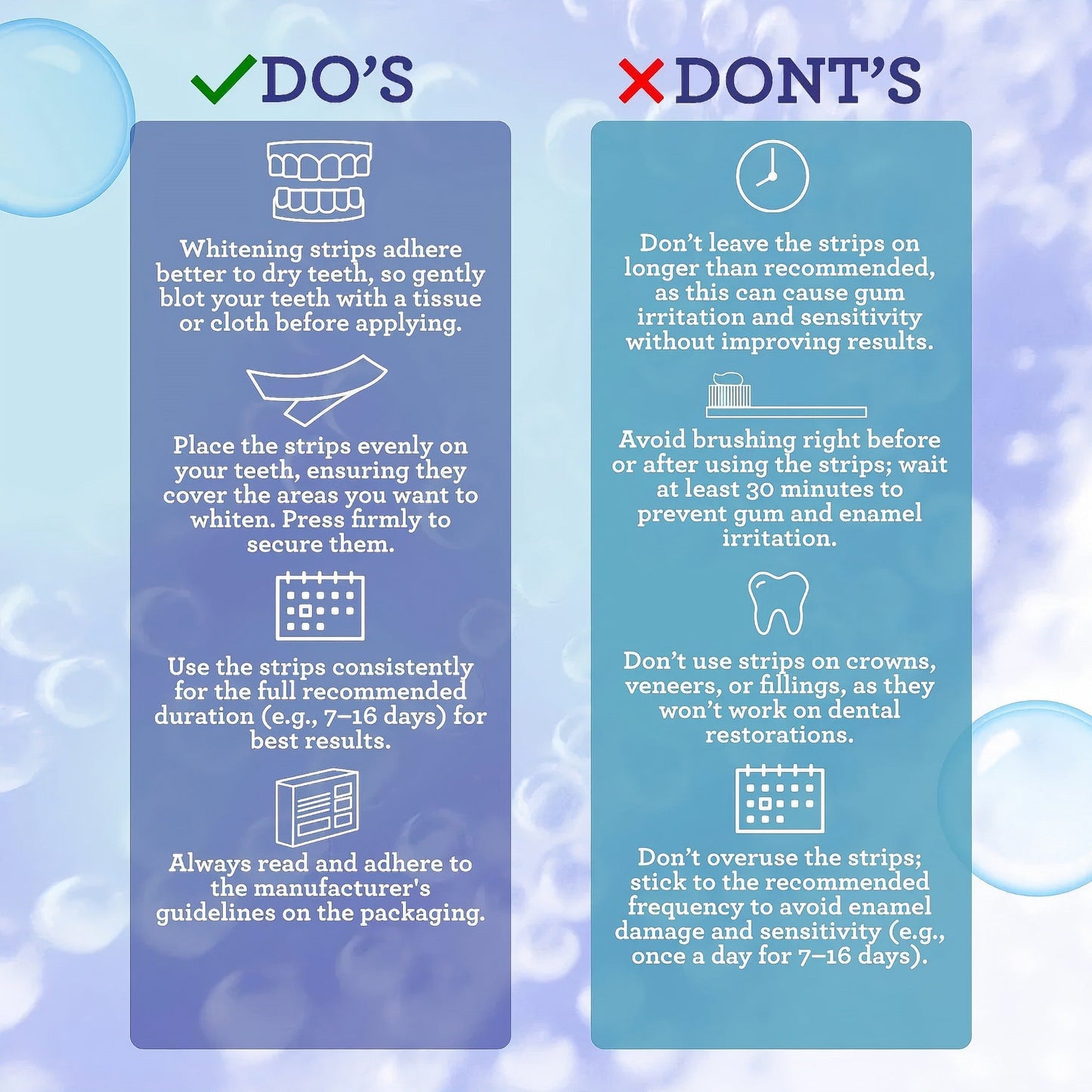 Whitening Strips 7 Day Smile Makeover