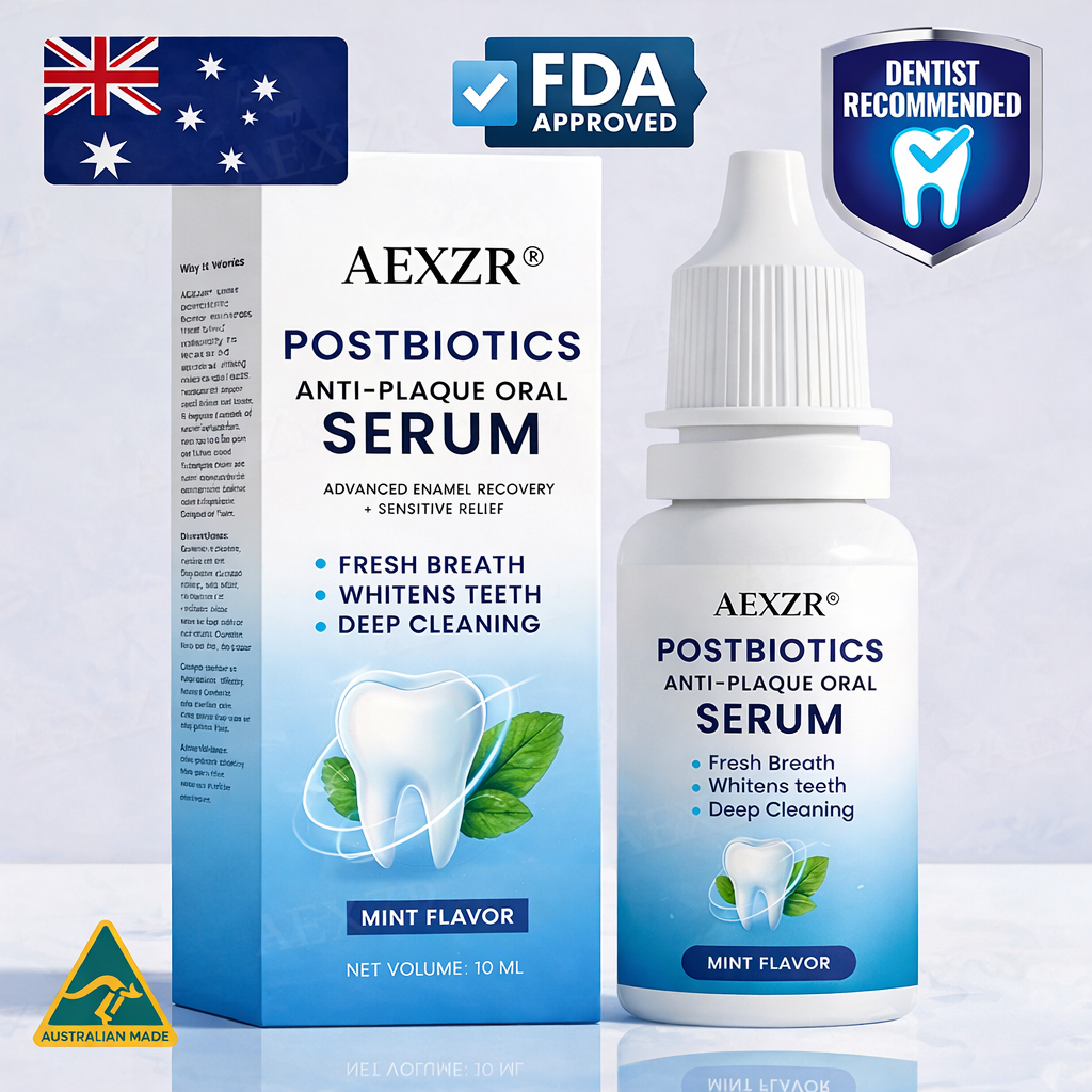 🦷 Fills Micro-Defects & Stops Sensitivity | AEXZR® Postbiotics Anti-Plaque Oral Serum