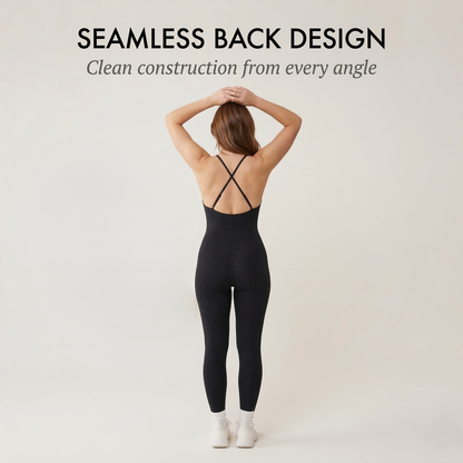 Veluna™ – Tummy Control Seamless V-Neck Shaping Jumpsuit +50% OFF