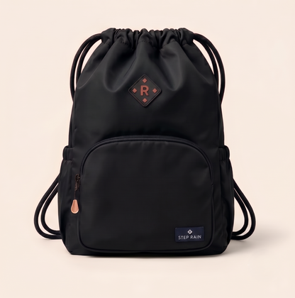 Maviglow™ – Waterproof Drawstring Sport Backpack with Zippered Pockets & Adjustable Straps 