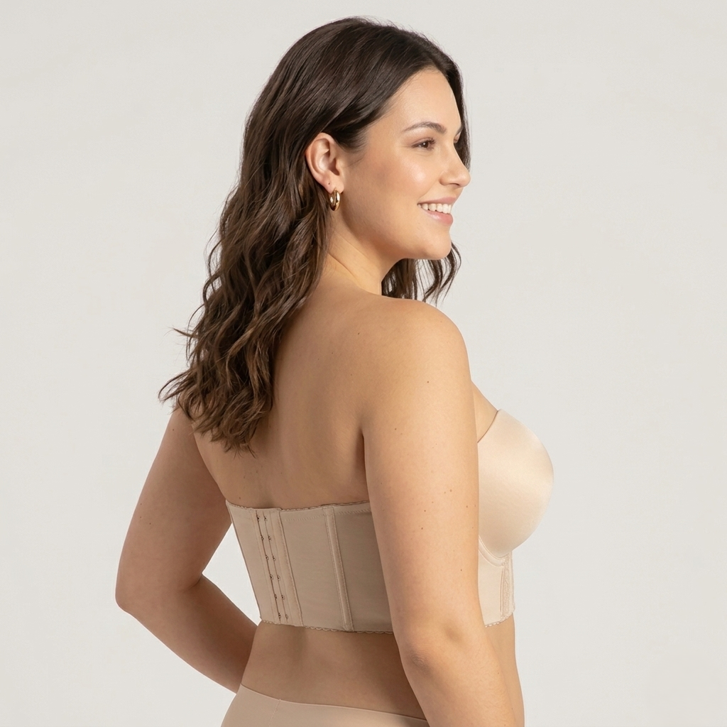 Drapelle™ – Invisible Low-Back Support Bra with Silicone Grip & Detachable Straps + 50% OFF