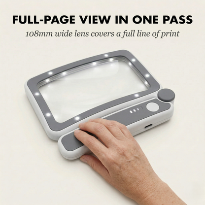 Lumiread™ – LED Lighted Folding Magnifying Glass for Reading +50% OFF