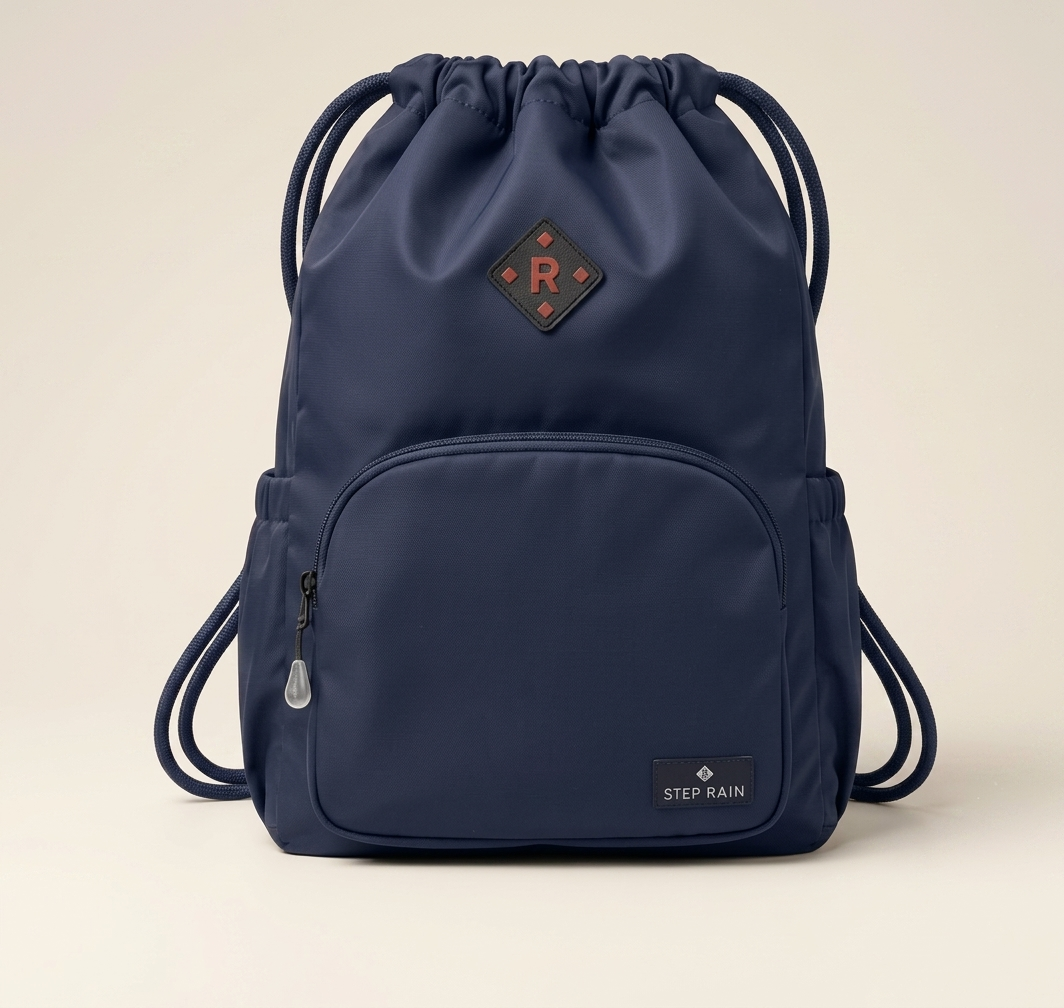 Maviglow™ – Waterproof Drawstring Sport Backpack with Zippered Pockets & Adjustable Straps 