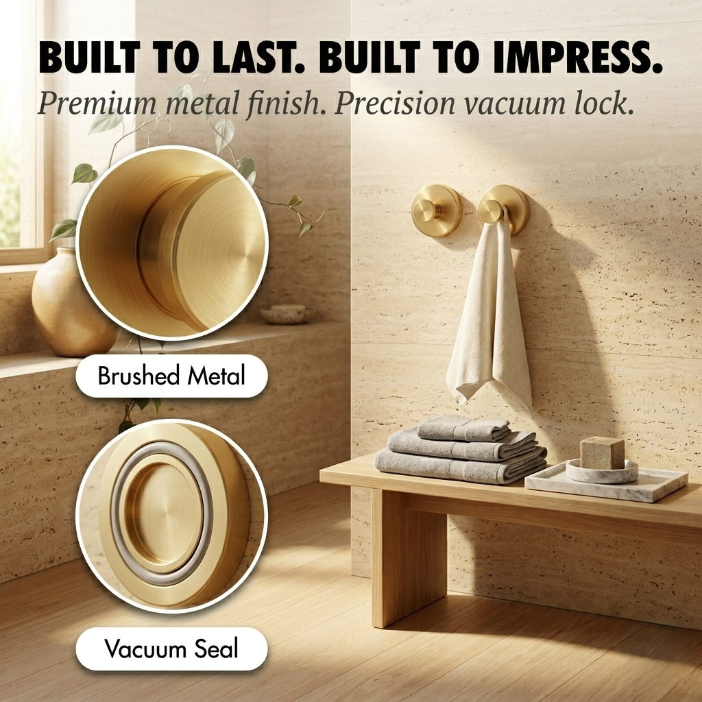 Mounvik™ – No-Drill Twist-Lock Suction Wall Hooks + 50% OFF