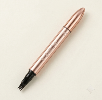 Maviglow™ – 4-Tip Micro-Fork Waterproof Eyebrow Pencil for Natural Hair-Like Strokes 