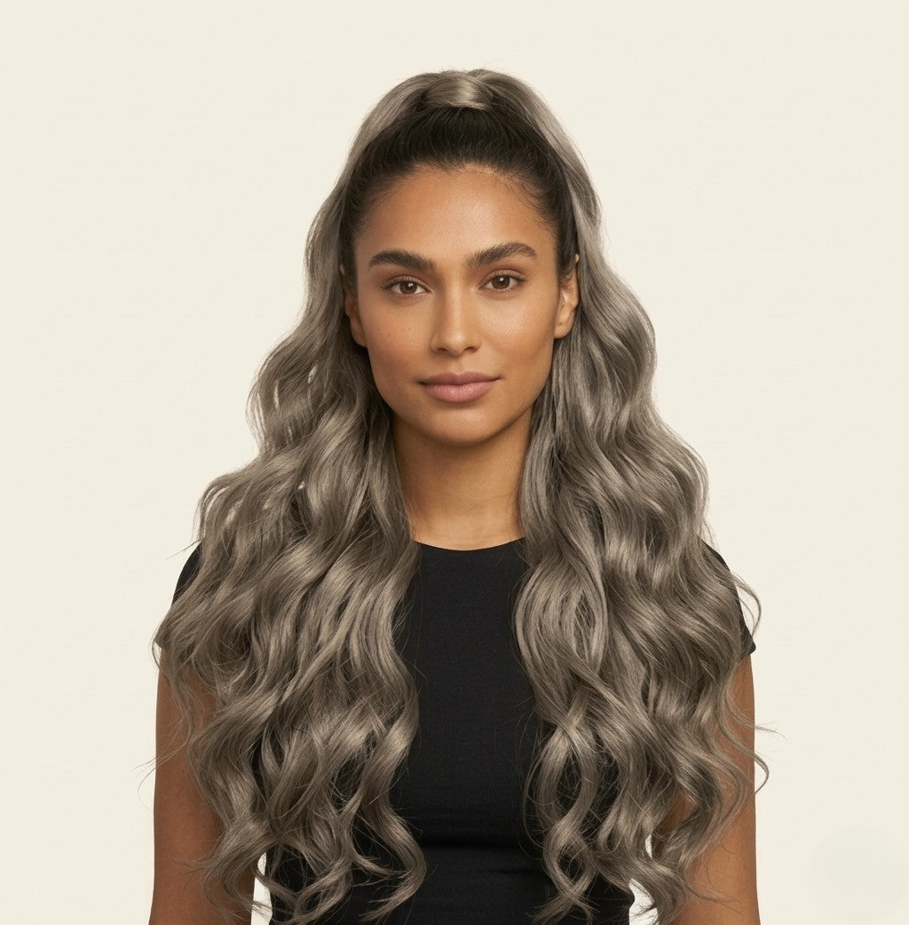 GlowMane™ – Long Curly Wavy Clip-In Ponytail Hair Extension + 50% OFF