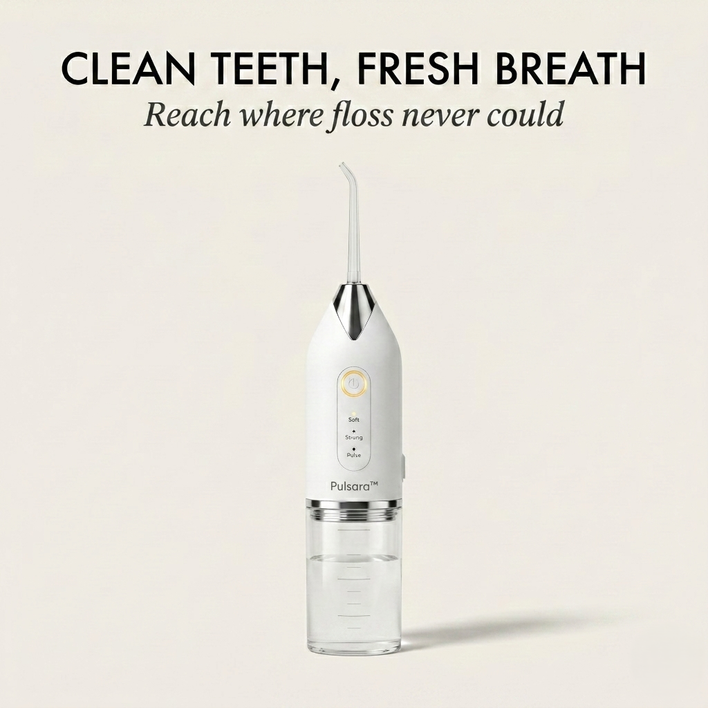 Maviglow™ 4-Tip Portable Water Flosser for Deep Gum & Teeth Cleaning 