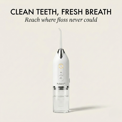 Maviglow™ 4-Tip Portable Water Flosser for Deep Gum & Teeth Cleaning 