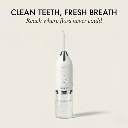 Maviglow™ 4-Tip Portable Water Flosser for Deep Gum & Teeth Cleaning 