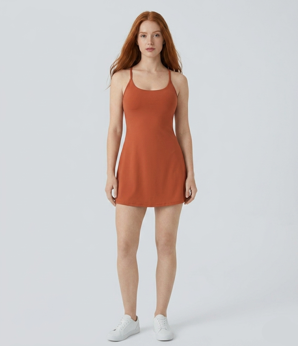 Plush Backless Active Dress