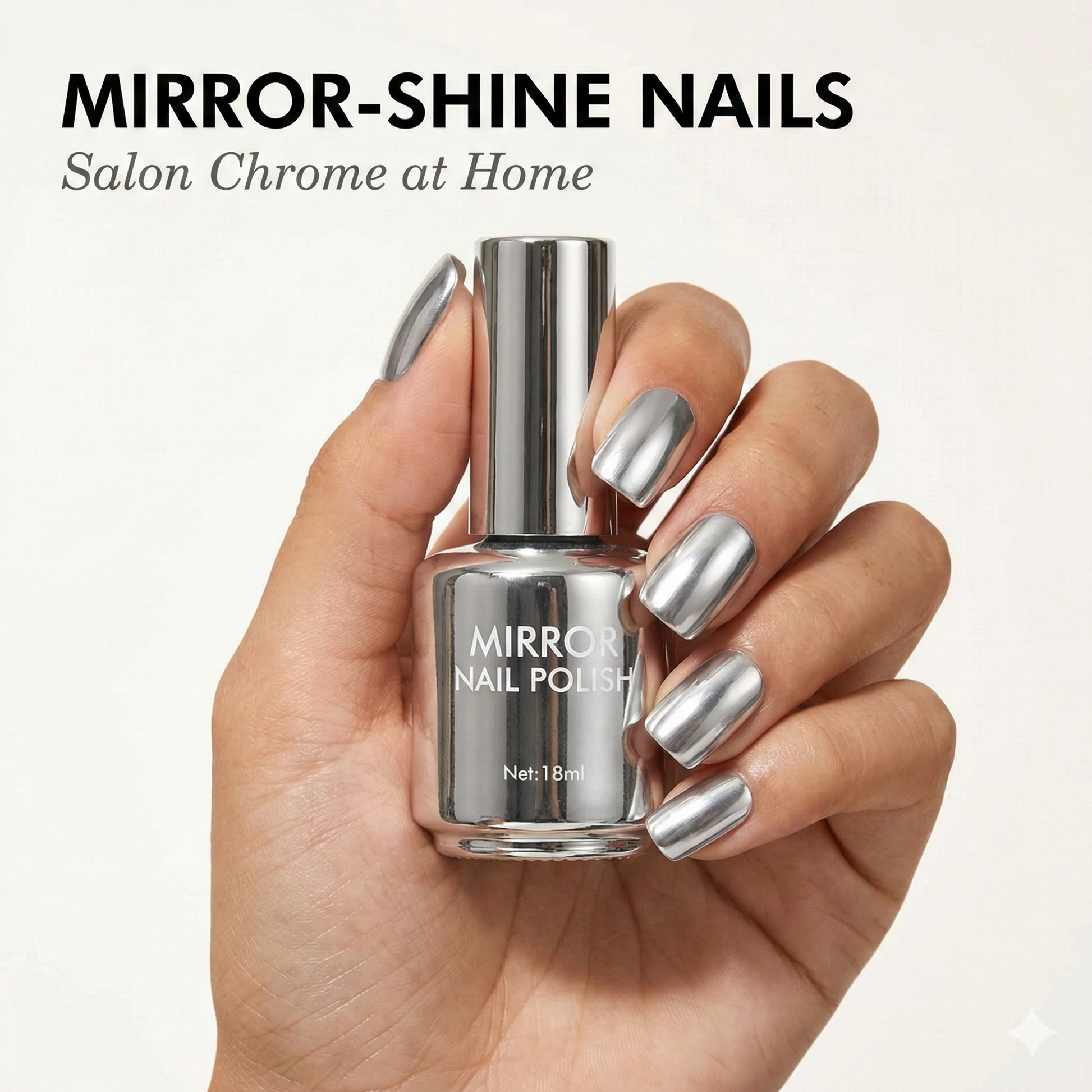 Lusoire™ – Liquid Mirror Chrome Nail Polish for Instant Salon-Shine Nails + 1+1 FREE