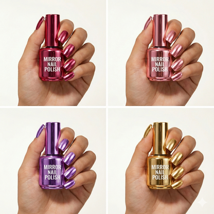 Lusoire™ – Liquid Mirror Chrome Nail Polish for Instant Salon-Shine Nails + 1+1 FREE