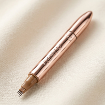 Maviglow™ – 4-Tip Micro-Fork Waterproof Eyebrow Pencil for Natural Hair-Like Strokes 