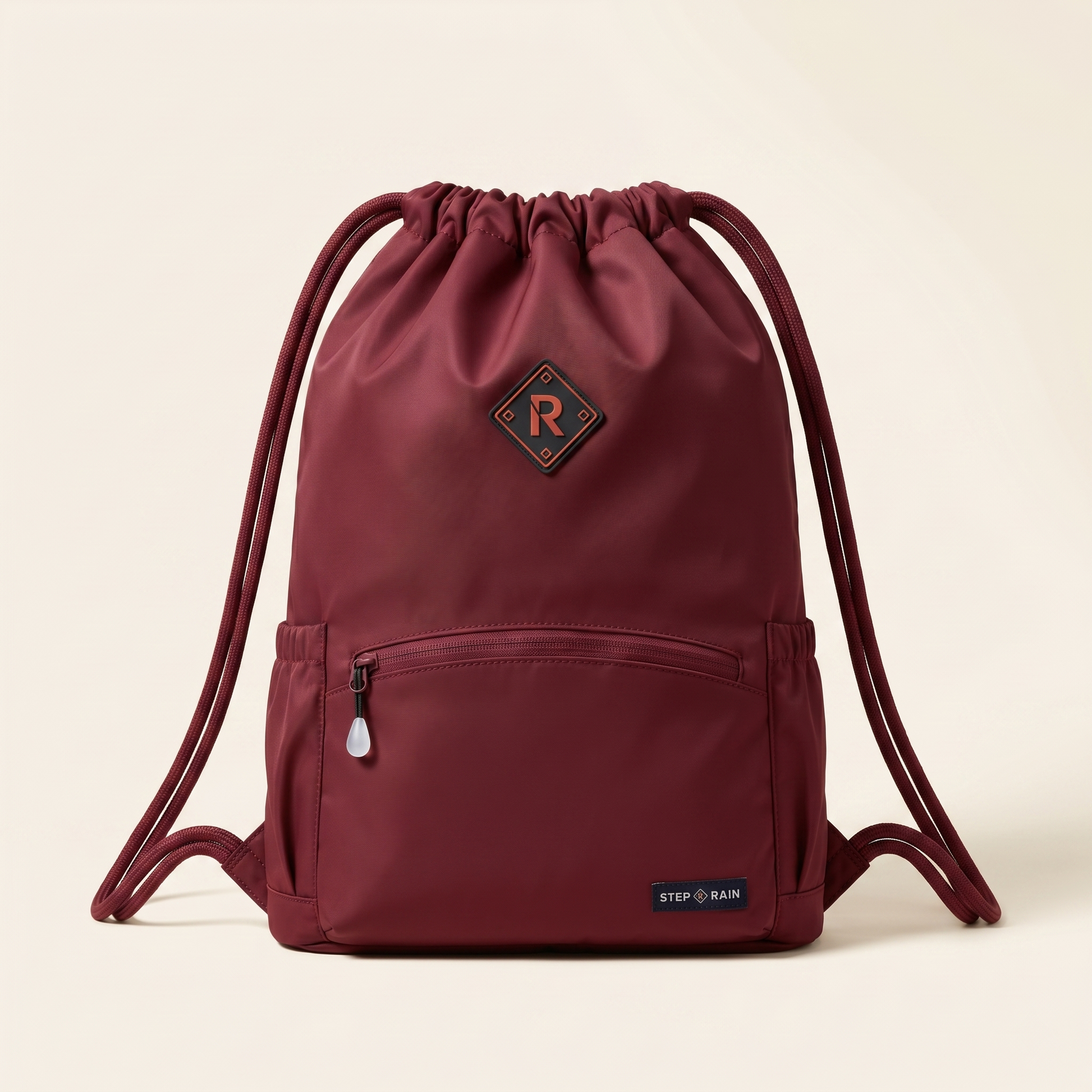 Maviglow™ – Waterproof Drawstring Sport Backpack with Zippered Pockets & Adjustable Straps 