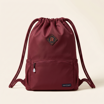 Maviglow™ – Waterproof Drawstring Sport Backpack with Zippered Pockets & Adjustable Straps 