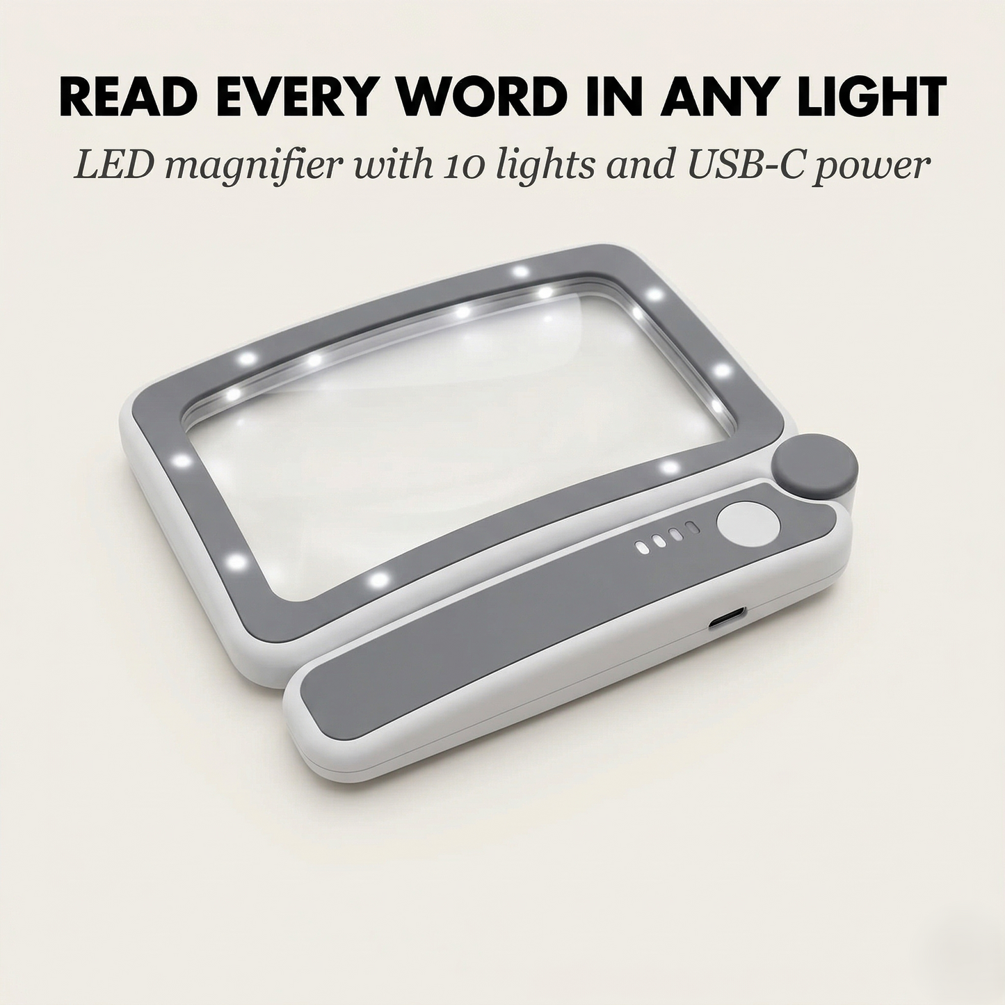 Lumiread™ – LED Lighted Folding Magnifying Glass for Reading +50% OFF