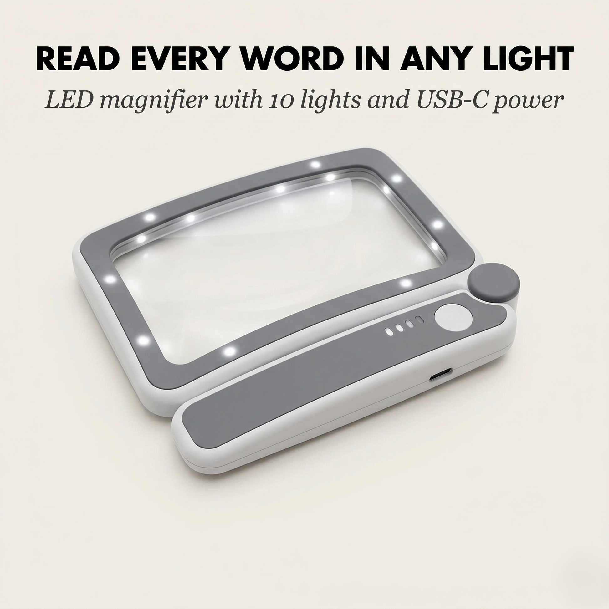 Lumiread™ – LED Lighted Folding Magnifying Glass for Reading +50% OFF
