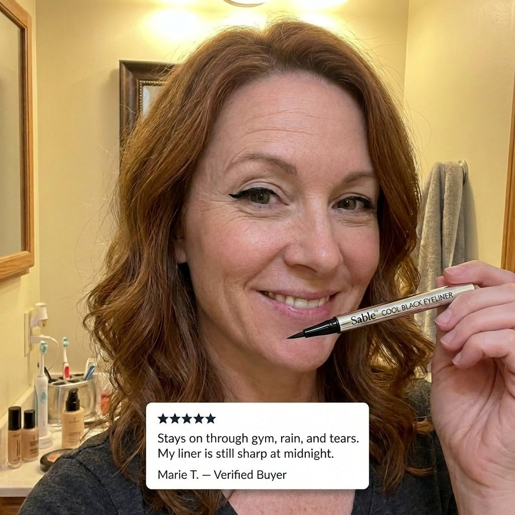 Sable™ – Waterproof Smudge-Proof 24HR Precision Liquid Eyeliner + 1+1 FREE