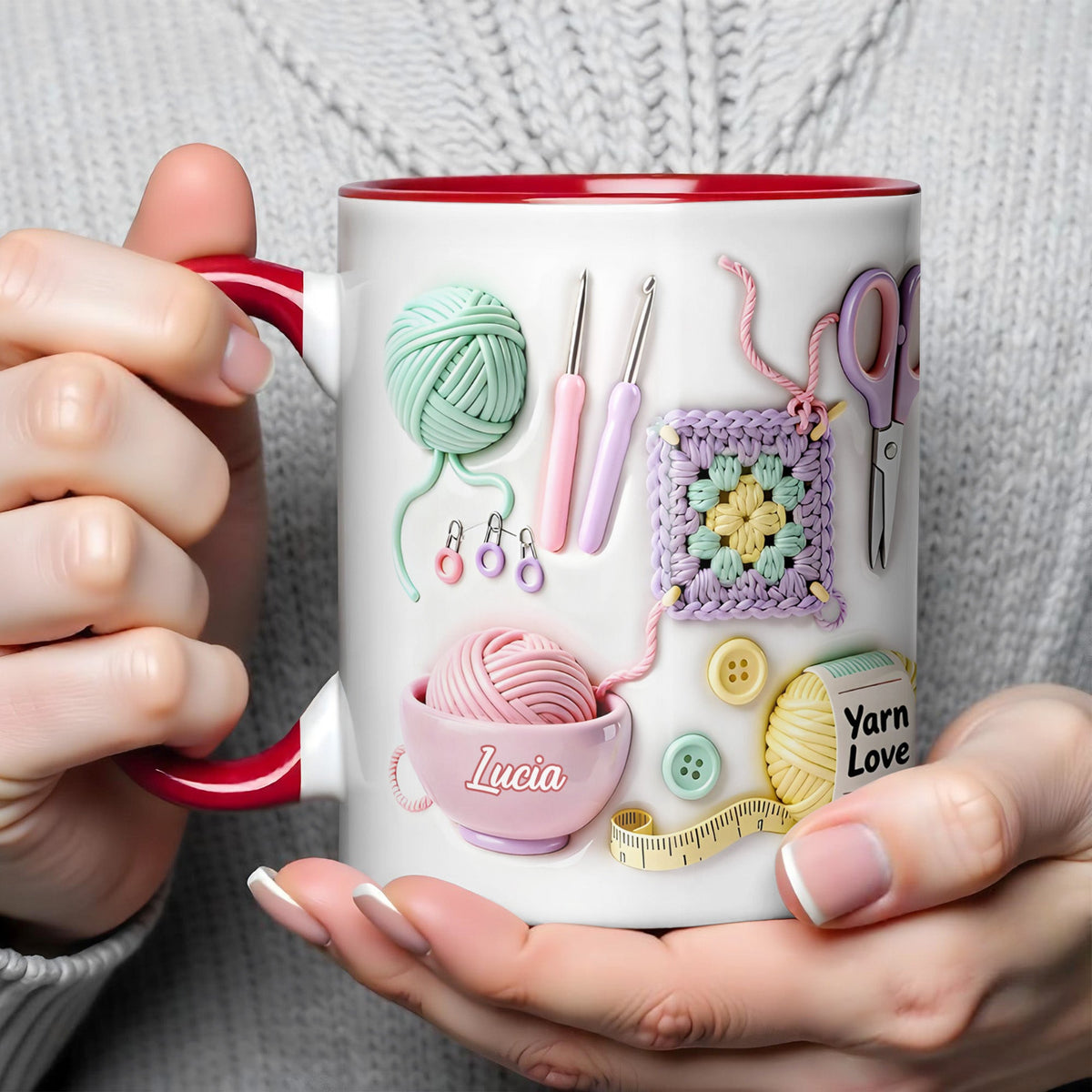 Celebrate Your Yarn Love With Yarn Balls And Crochet Hooks