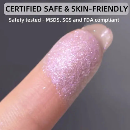 NailGlow™ Chrome Powder - Mirror Shine Nail Polish, Elegant & Long-Lasting