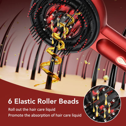 1  Advanced  Red Light Head Massager Brush