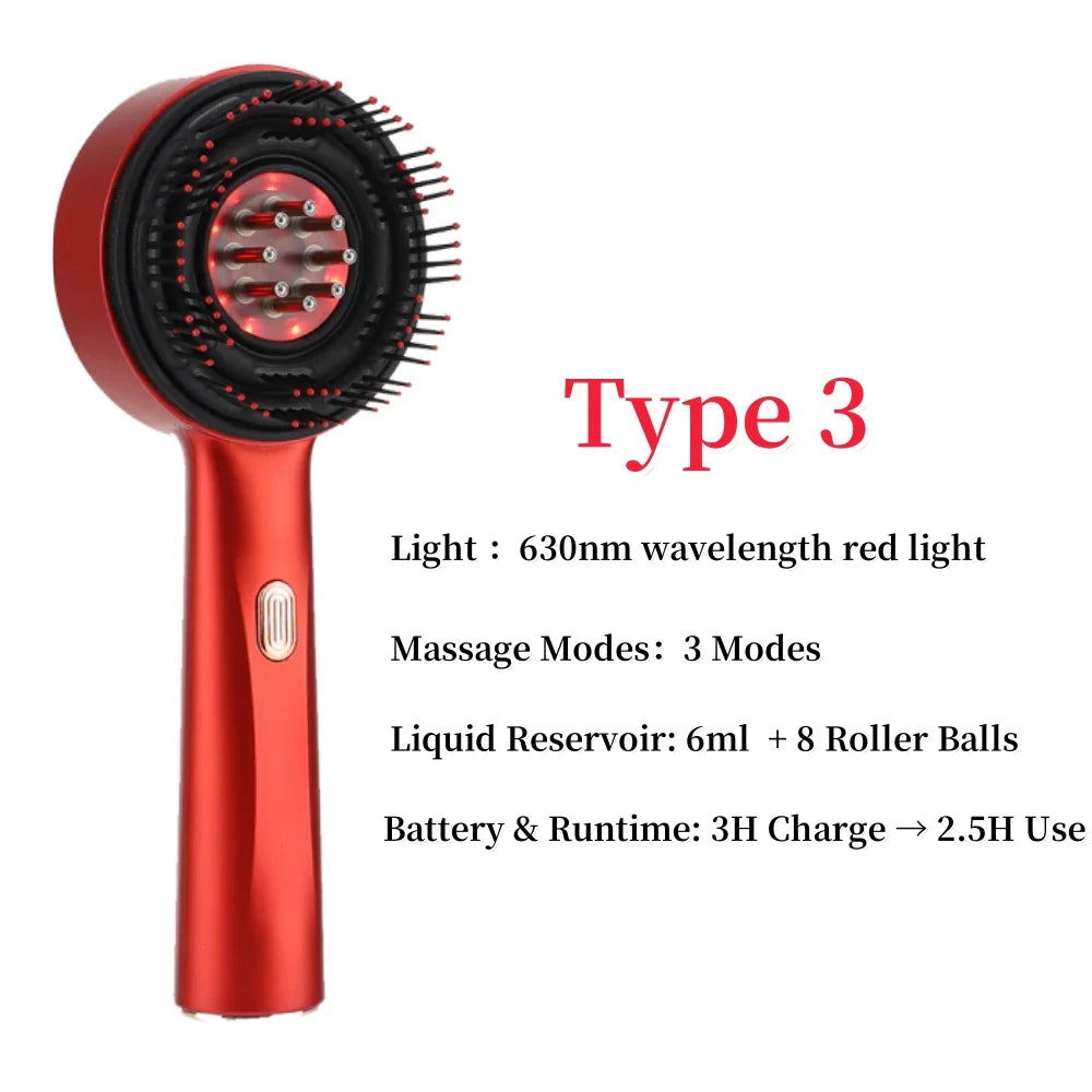 1  Advanced  Red Light Head Massager Brush