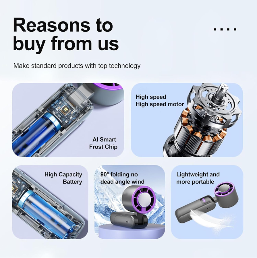 Foldable Handheld Cooling Fan