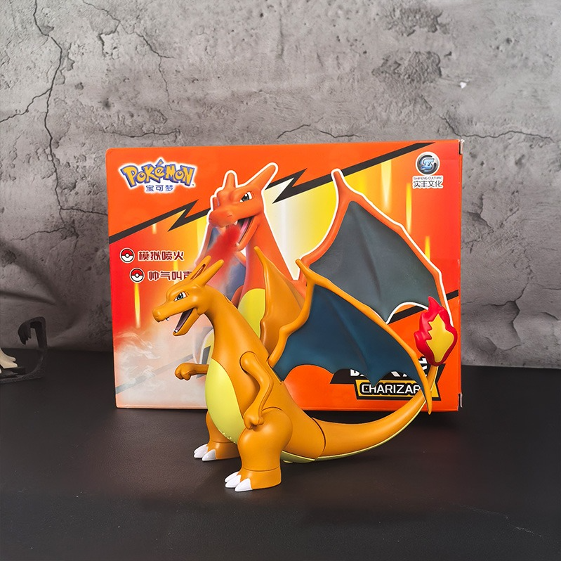 Charizard Electric Sound Mist Spraying Figure