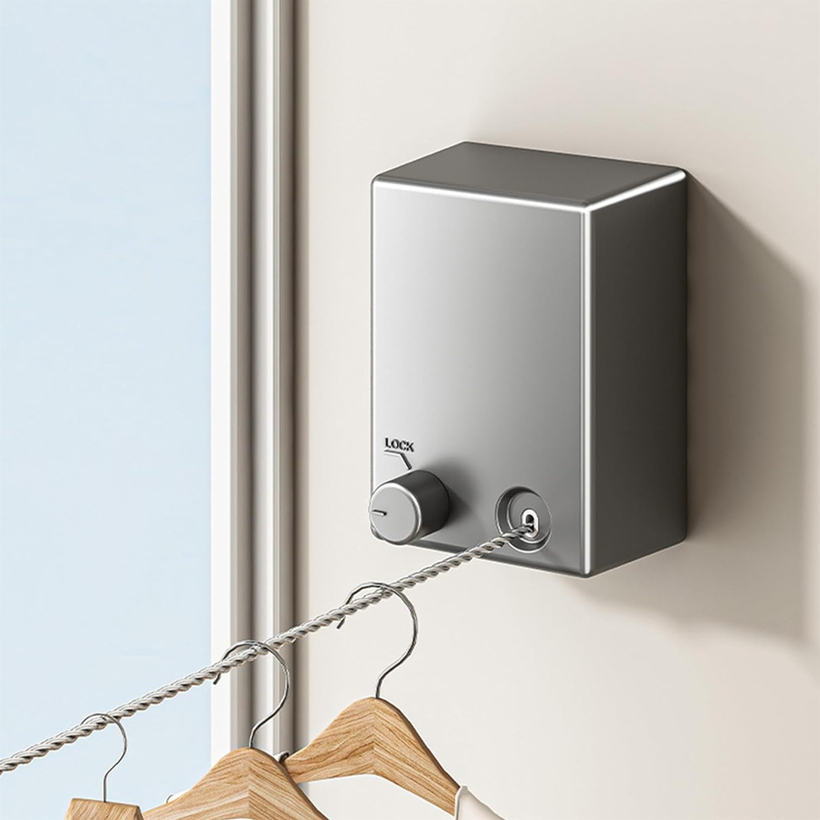 Invisible Retractable Clothesline