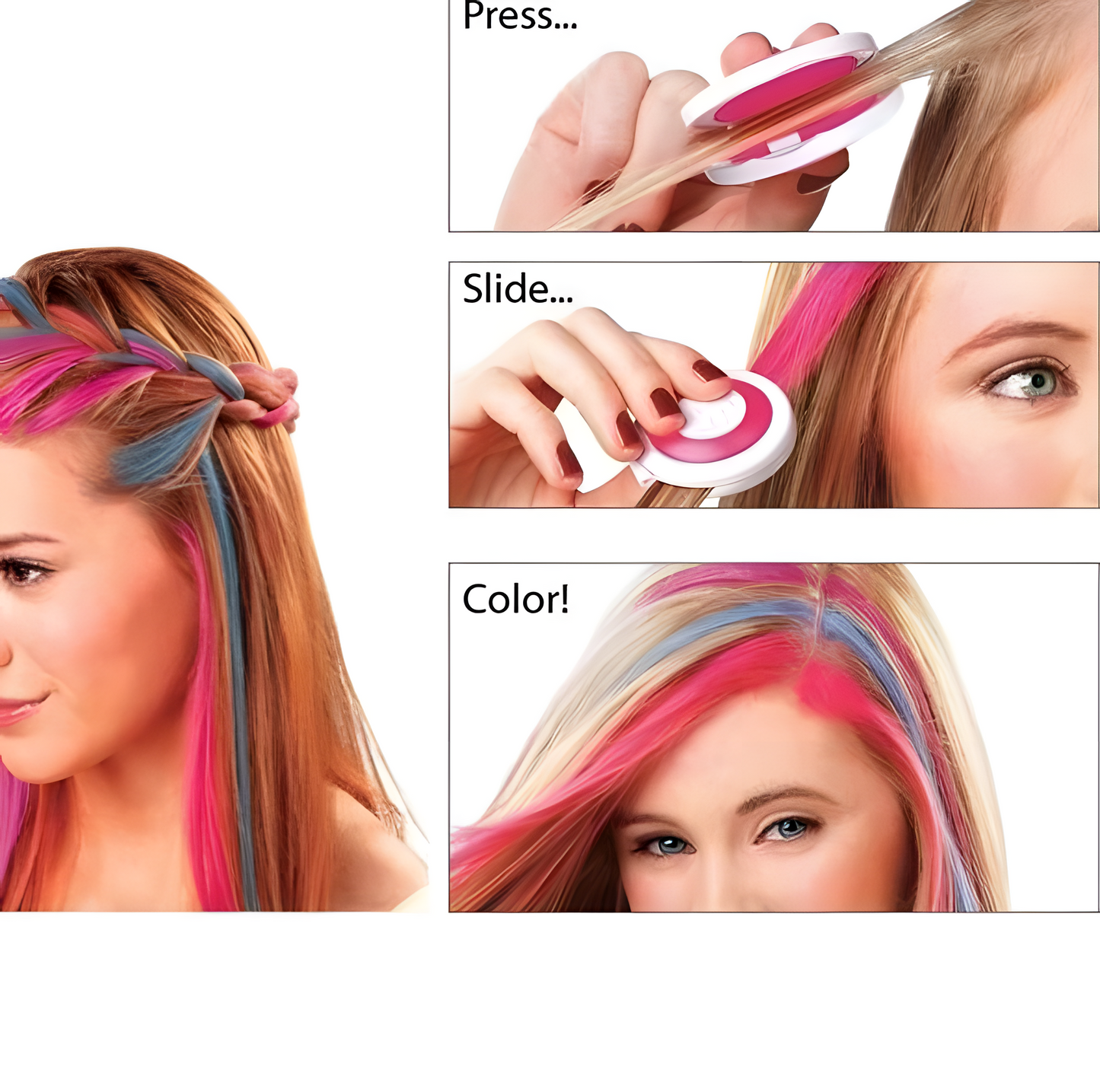 Temporary Hair Chalk Set