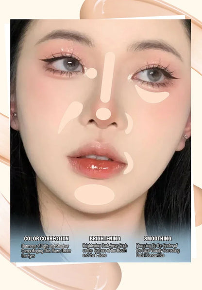 Moisturizing Concealer Face Brightening Concealer Covering Acne Scar and Dark Circles Under The Eyes Concealer Pen Liquid Makeup