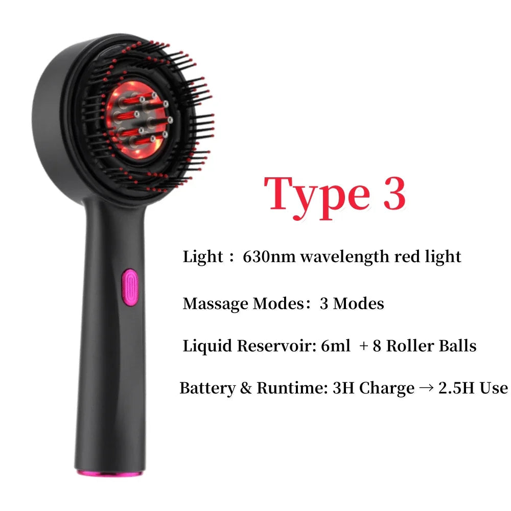 1  Advanced  Red Light Head Massager Brush