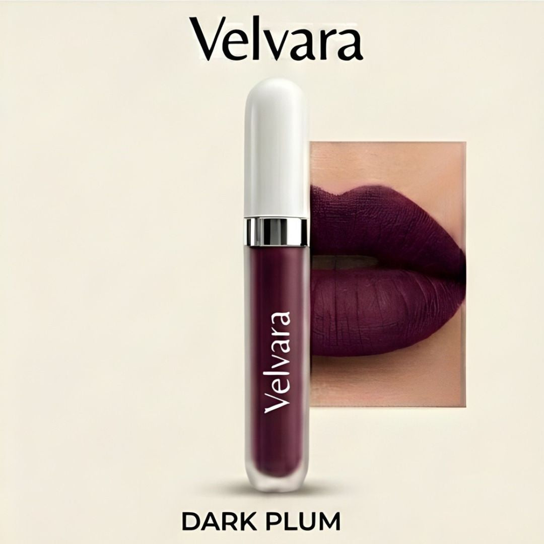 Velvara™ – Matte Liquid Lipstick Set, 10 Shades, Waterproof & Vitamin E + 50% OFF