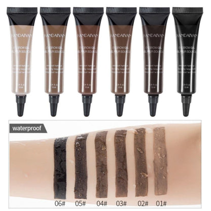 Long-lasting Waterproof Smudge-proof Liquid Eyebrow Gel/Tint(With Free Brush)