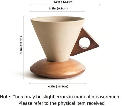 ☕Elegant Conical Coffee Cup
