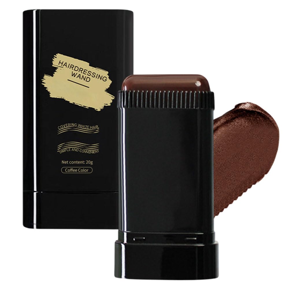 3-color portable hair dye stick with comb