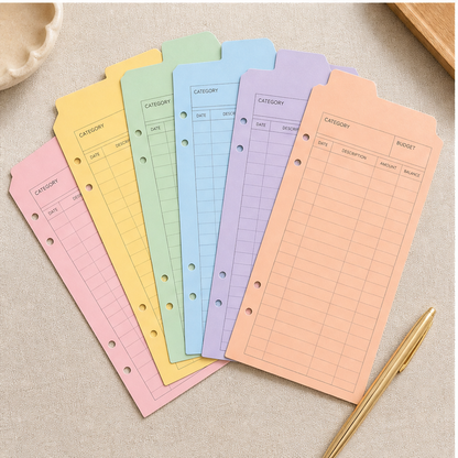 Keepwell – A6 Budget Binder with 12 Writable Cash Envelopes + 50% OFF