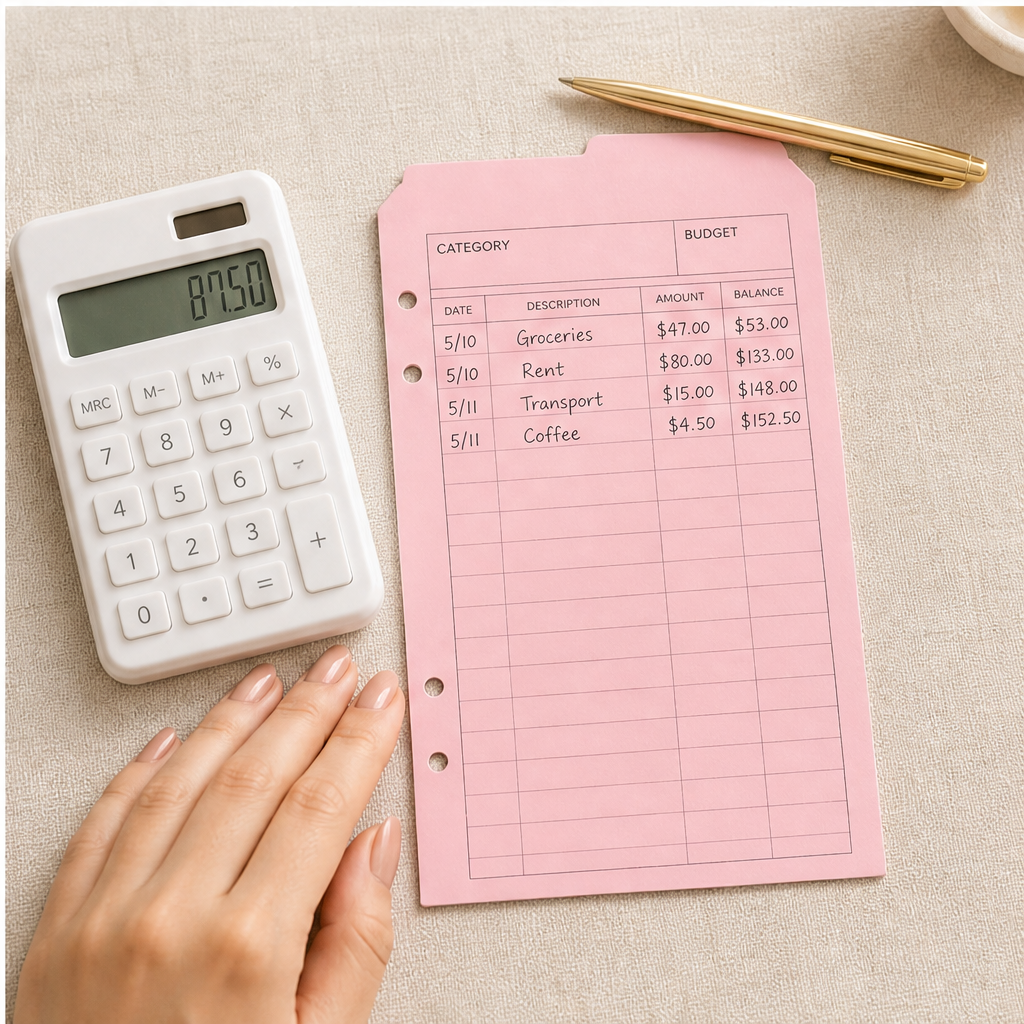 Keepwell – A6 Budget Binder with 12 Writable Cash Envelopes + 50% OFF