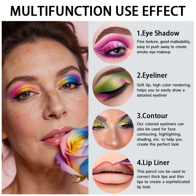 Maviglow™ – 14-Color Waterproof Metallic Gel Eyeliner Set 