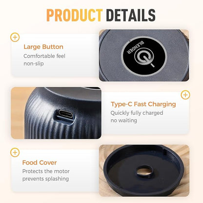 Maviglow™ – Cordless One-Button Mini Electric Garlic Chopper & Food Mincer 
