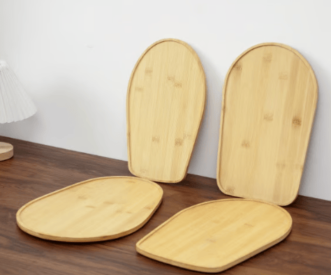 Handmade Bamboo Mixer Mobile Tray, Waterproof, Anti-Slip & Corrosion-Resistant