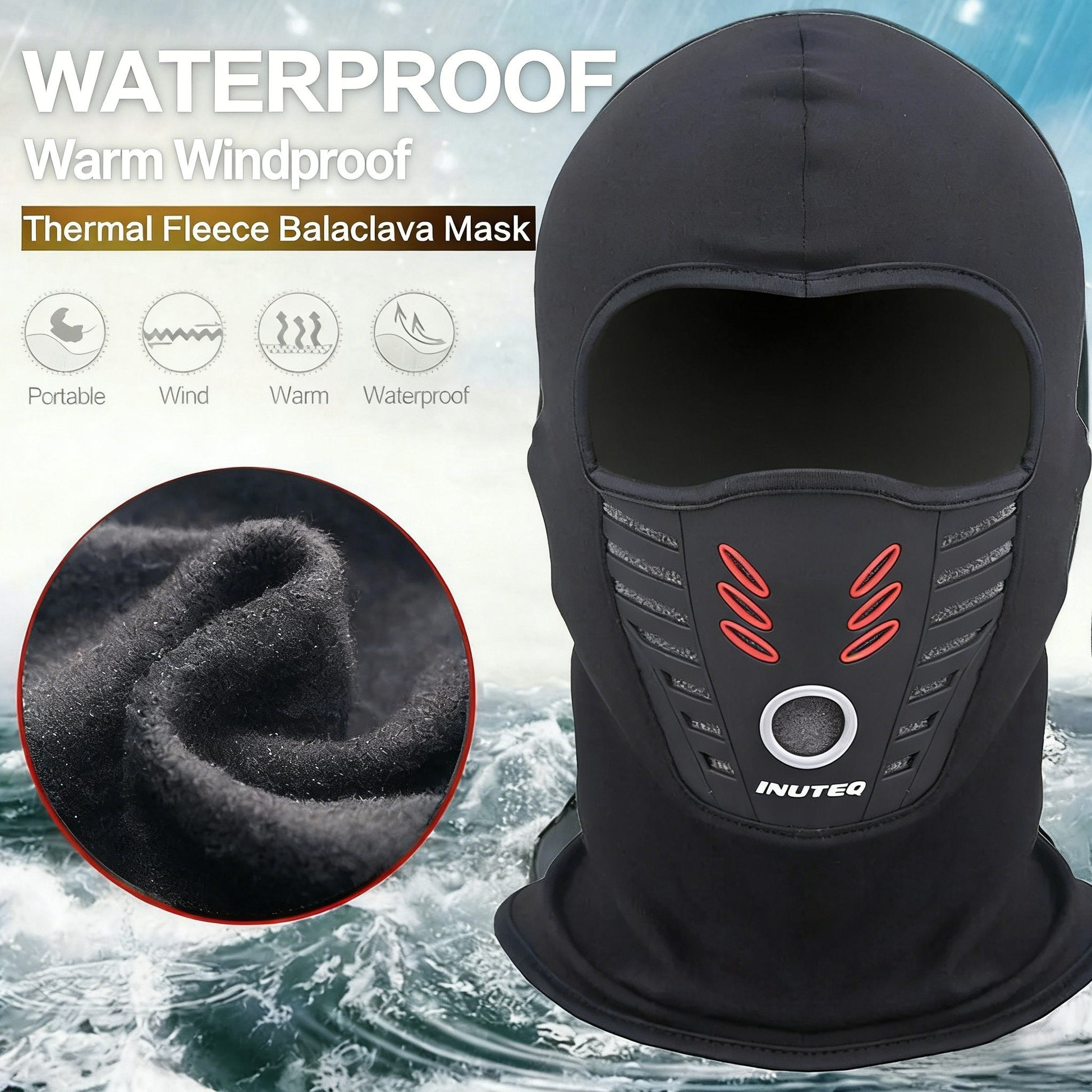 Winter Warm Anti-Haze Balaclava Full Face Mask